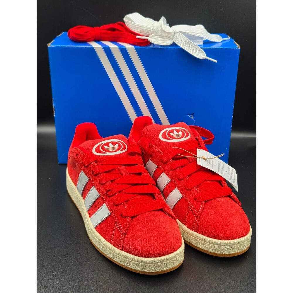 adidas Campus 00s Better Scarlet White Men’s 10 Red Suede H03474 NIB